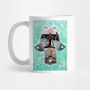 Meditation at the Taj Hamsa by Harriette Knight Mug